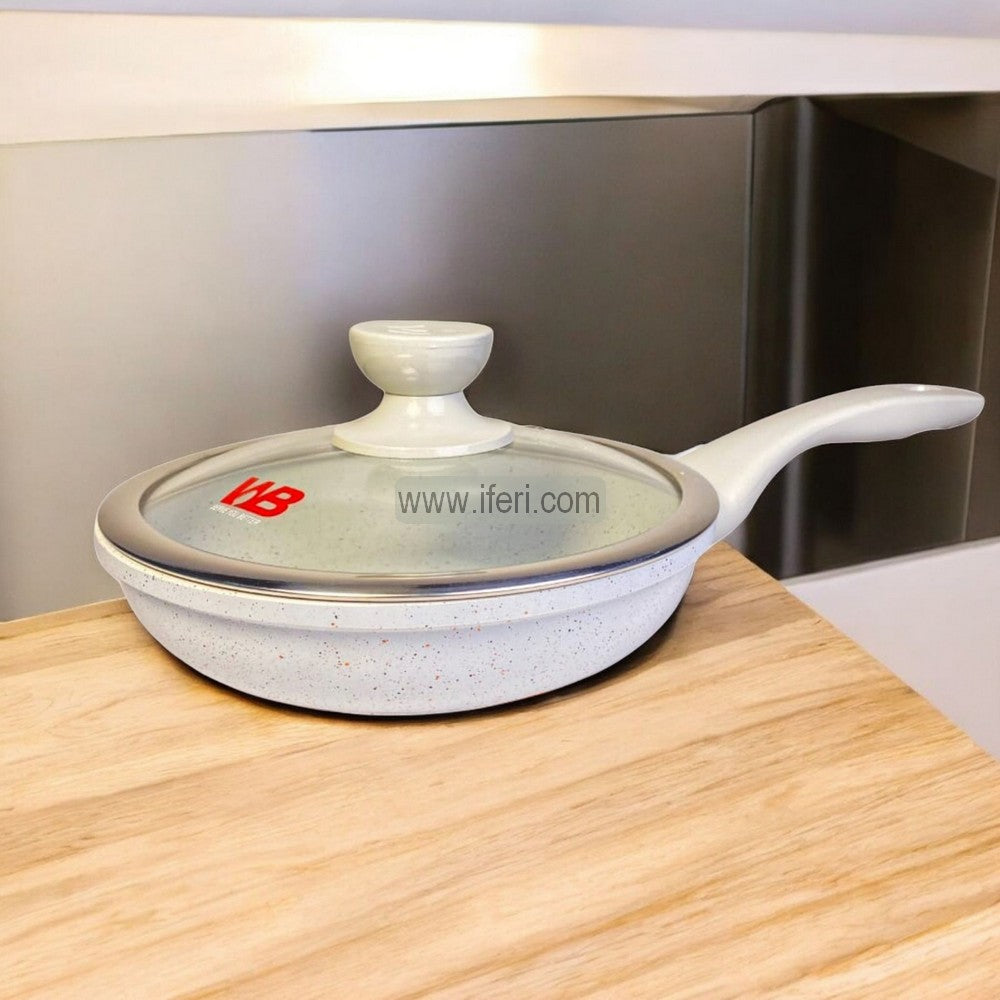 24cm Wellburg Non-Stick Frying Pan with Lid WB026