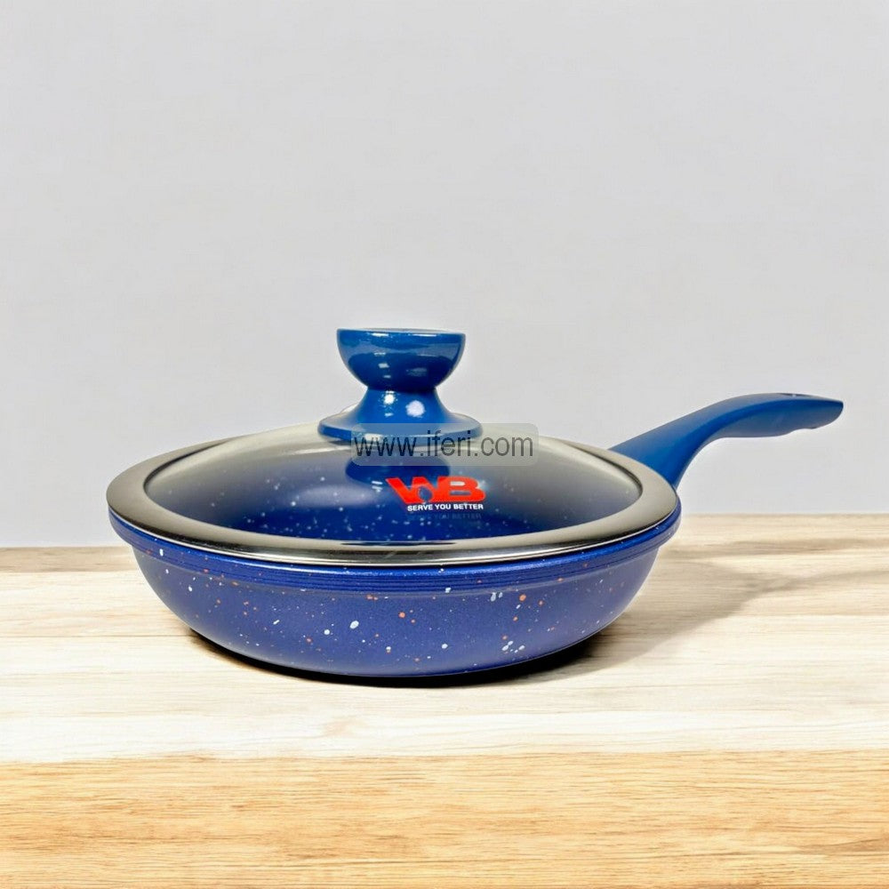 24cm Wellburg Non-Stick Frying Pan with Lid WB028