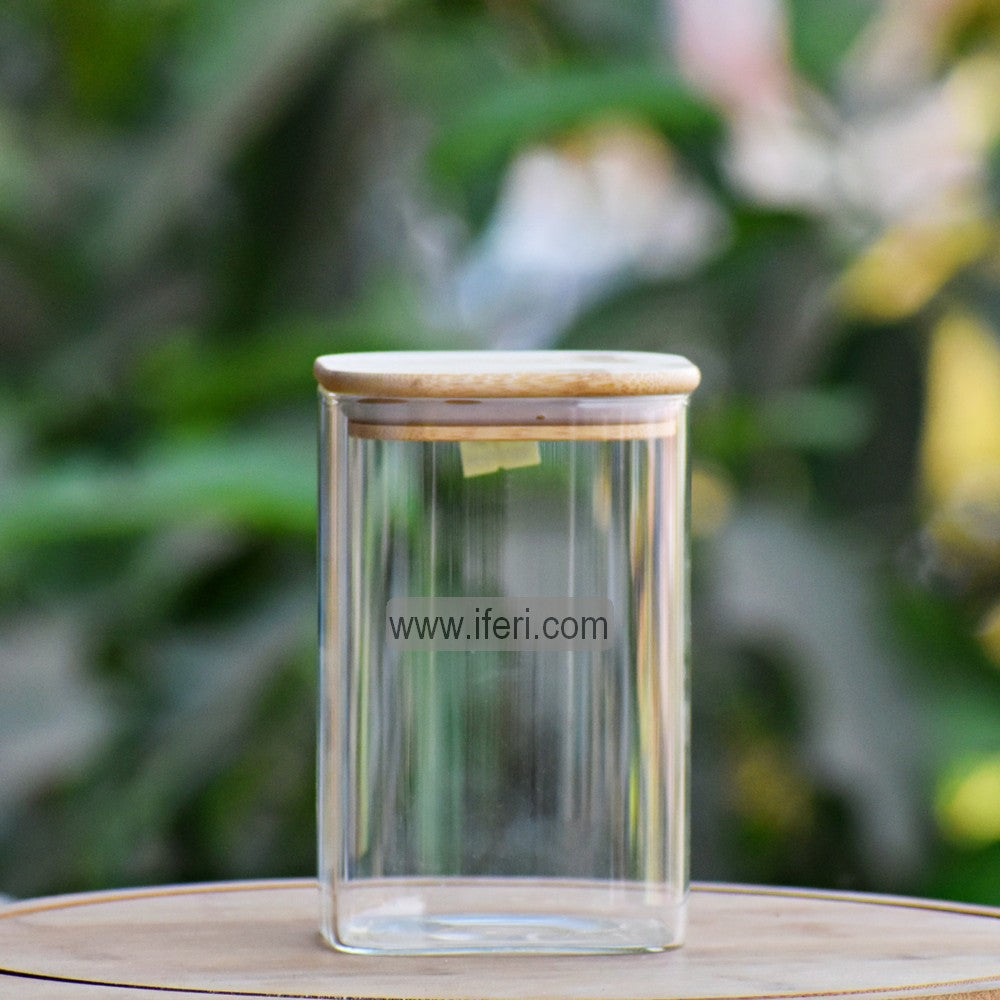 6 Inch Airtight Glass Cookie Jar / Spice Jar BS028