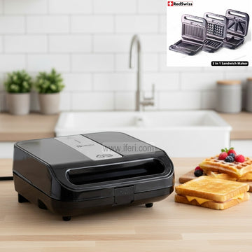 RedSwiss 3 in 1 1000-Watt Sandwich Maker RSWM-0311