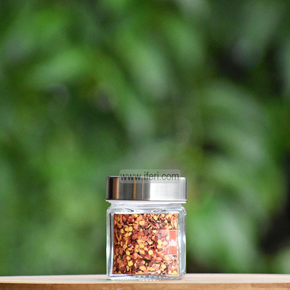 180ml Premium Quality Airtight Glass Cookie Jar / Spice Jar SJ031