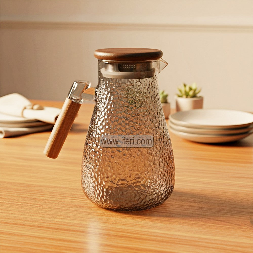 8 Inch Borosilicate Glass Water Juice Jug SRC035