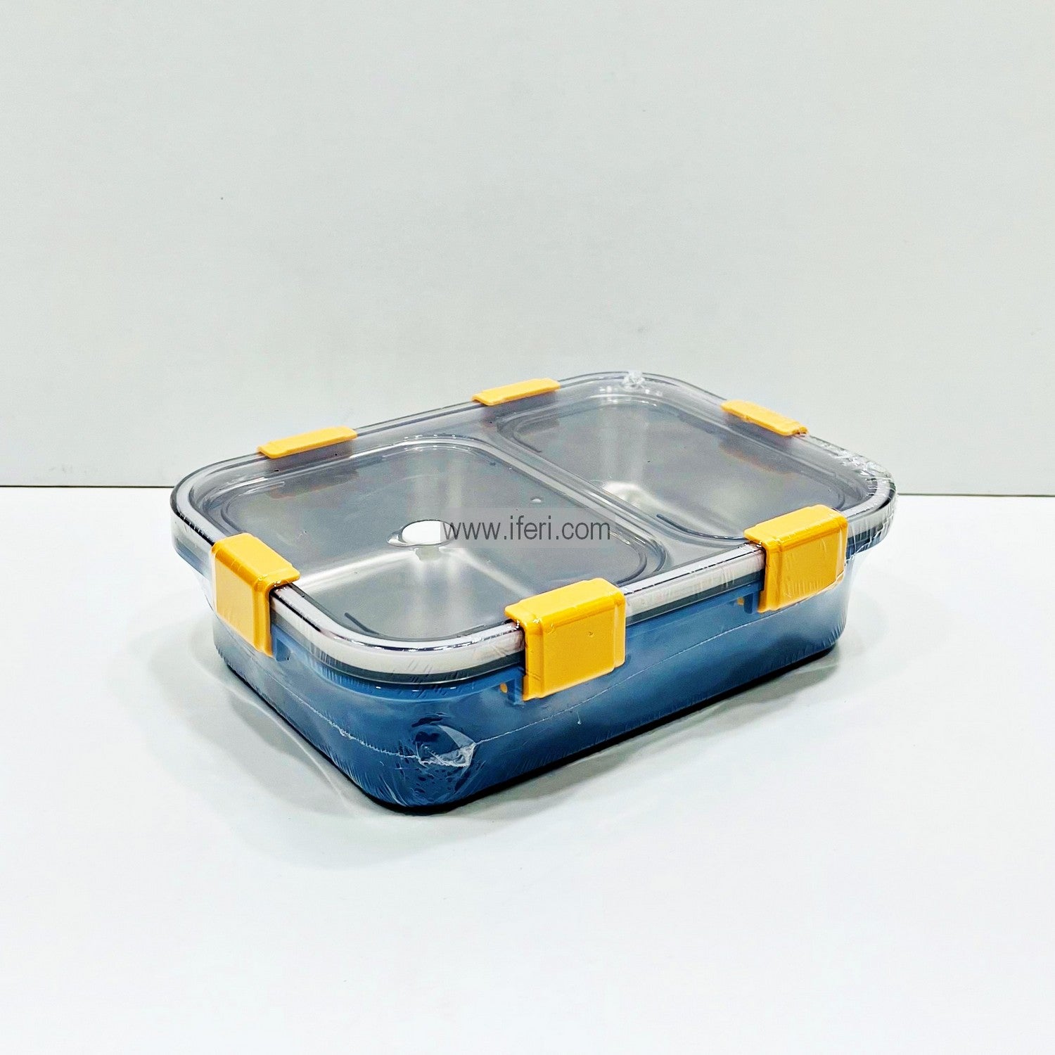 2 Part Airtight Stainless Steel Tiffin Box Food Container with Spoon MT035
