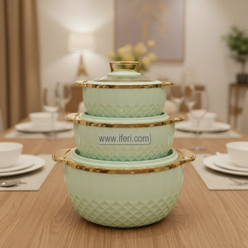 3 Pcs Food Storage Hotpot / Thermoware Casserole Set SRC036