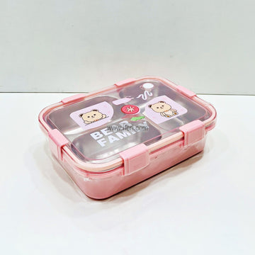 3 Part Airtight Stainless Steel Tiffin Box Food Container MT036
