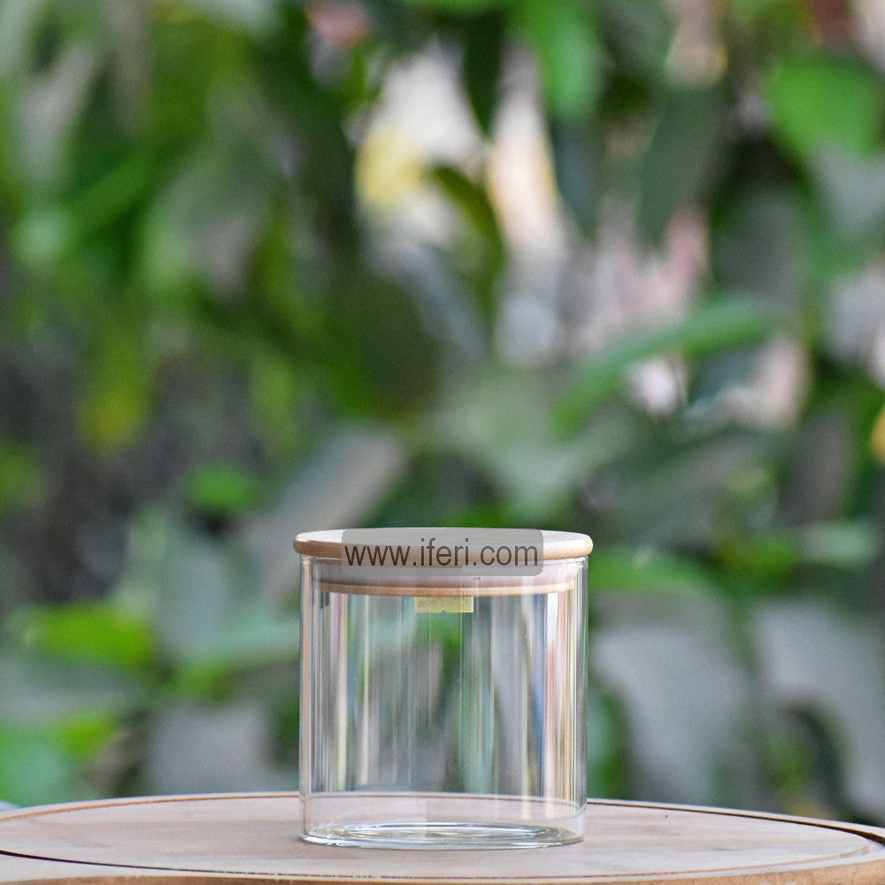 4 Inch Airtight Glass Cookie Jar / Spice Jar BS037