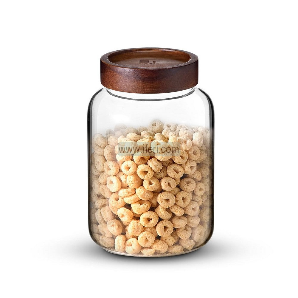 1930ml BERGNER Acadia Premium Quality Airtight Glass Cookie Jar / Pickle Jar / Spice Jar SJ055