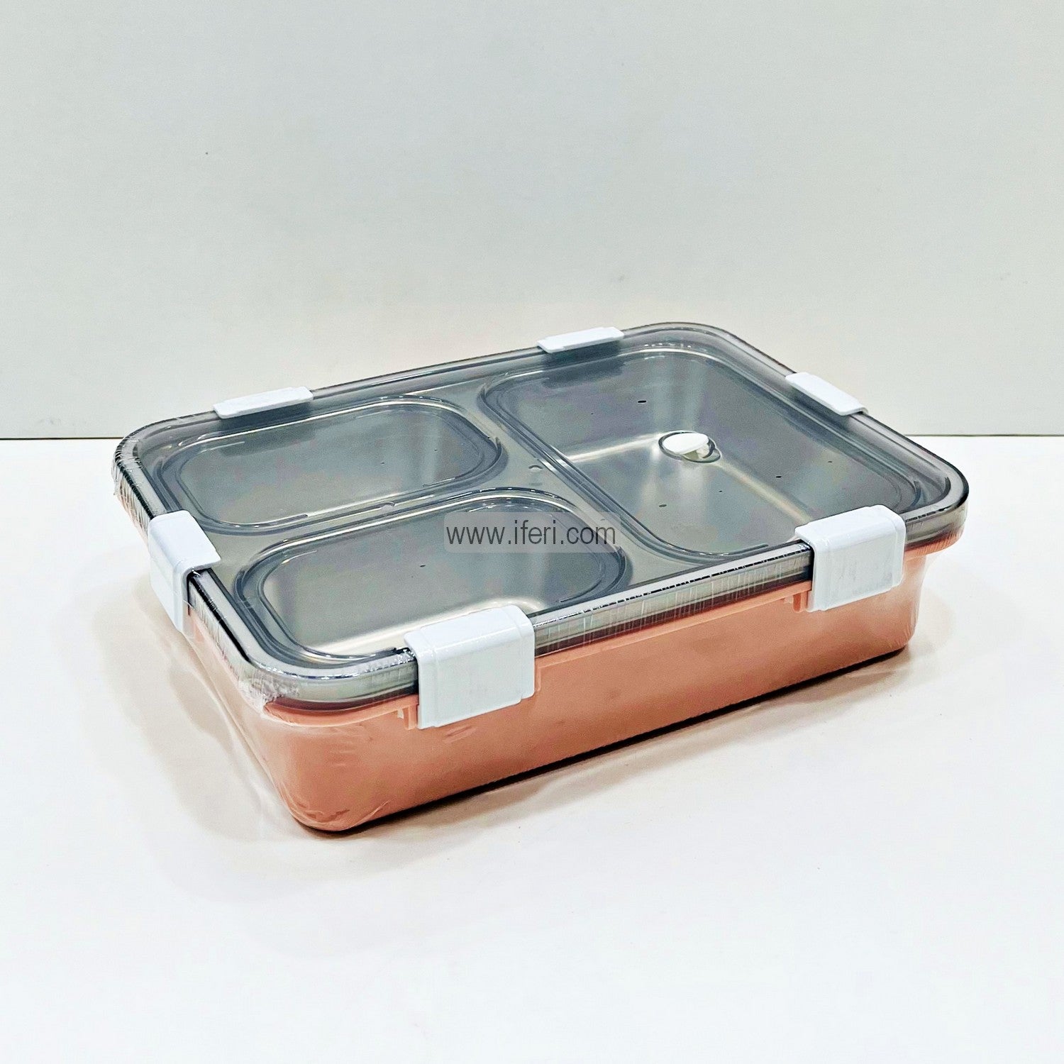 3 Part Airtight Stainless Steel Tiffin Box Food Container MT057