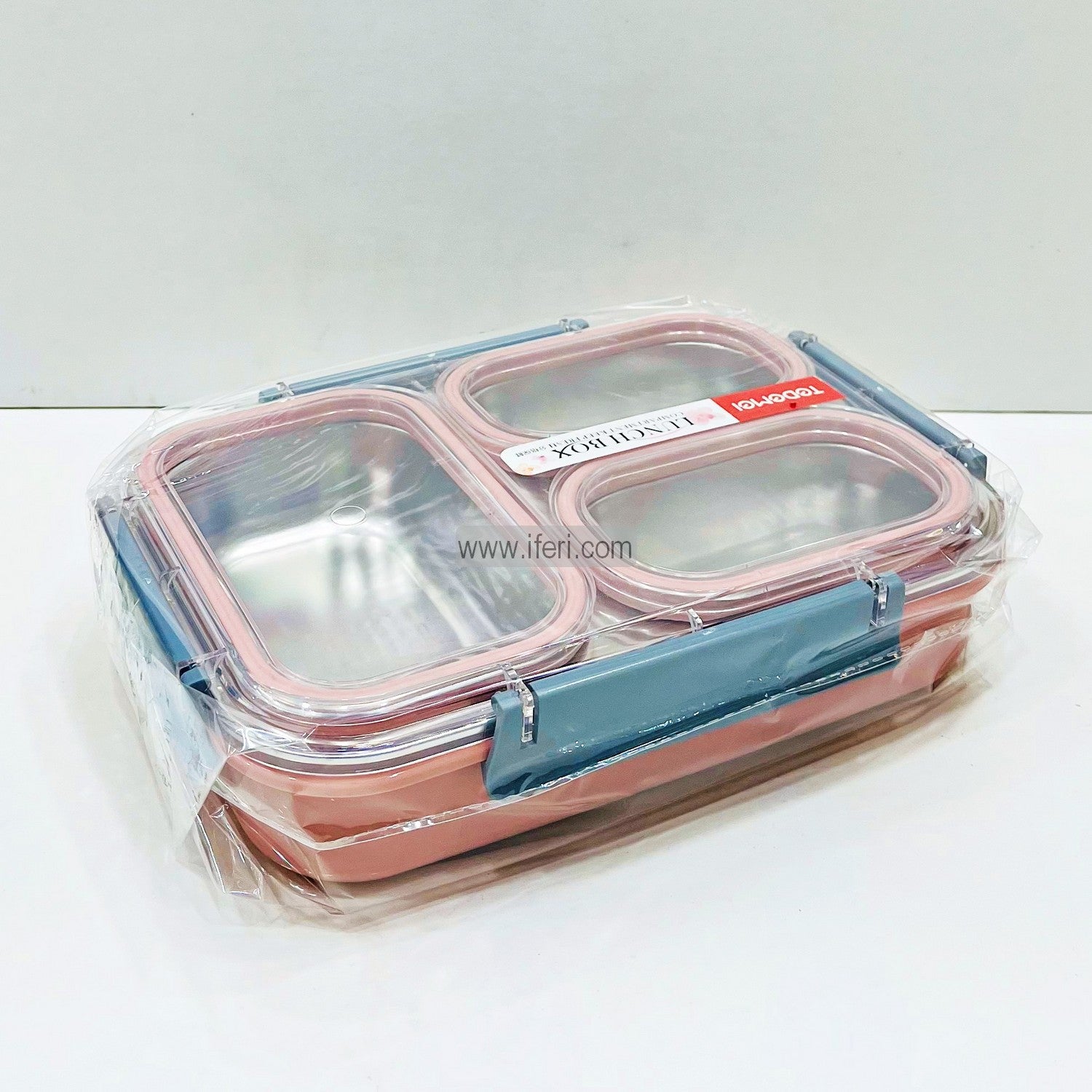 3 Part Airtight Stainless Steel Tiffin Box Food Container MT058