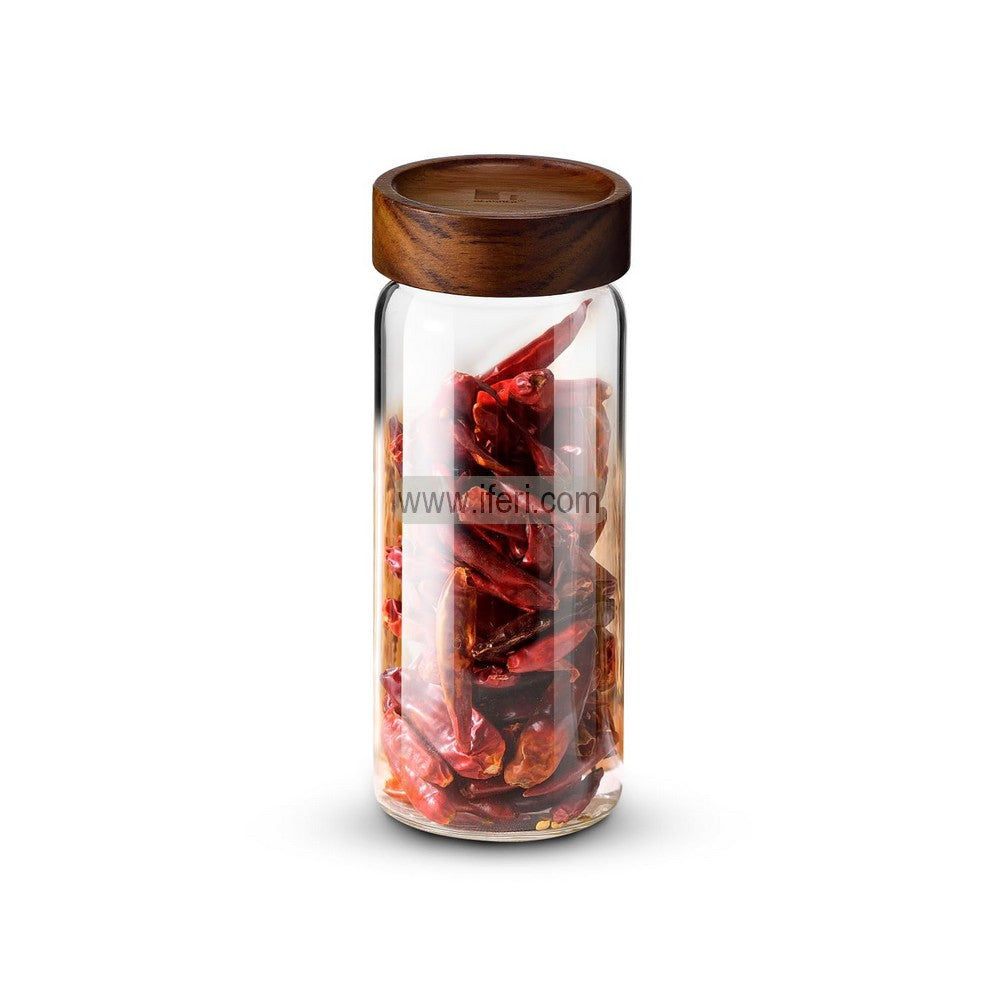 780ml BERGNER Acadia Premium Quality Airtight Glass Cookie Jar / Pickle Jar / Spice Jar SJ060