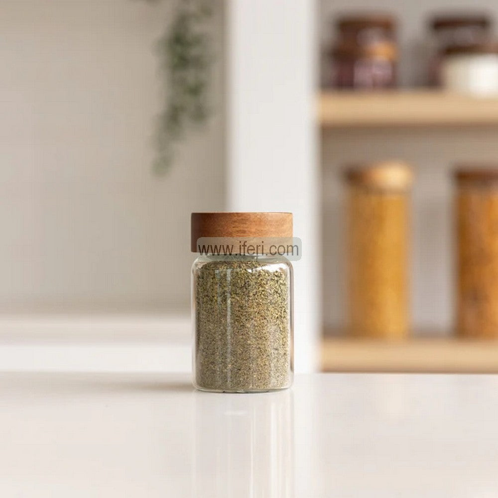 260ml BERGNER Acadia Premium Quality Airtight Glass Cookie Jar / Pickle Jar / Spice Jar SJ062