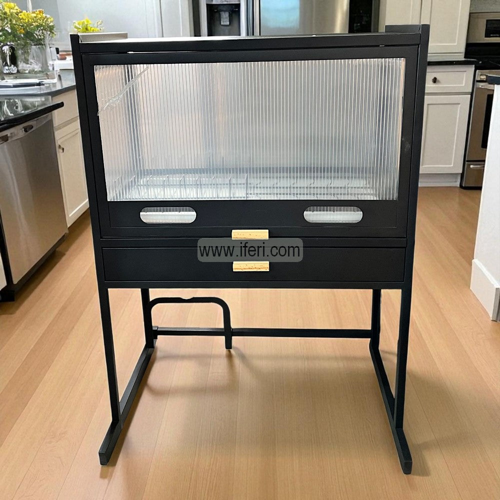 Countertop Sideboard Cabinet, Multi-layer Kitchen Cabinet, Microwave Cabinet, Dish Drying Storage Rack KSM0069