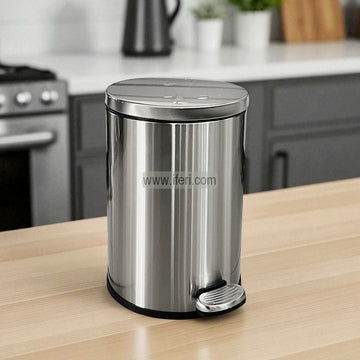 6 Liter Metal Hydraulic Pedal Bin KSM0071