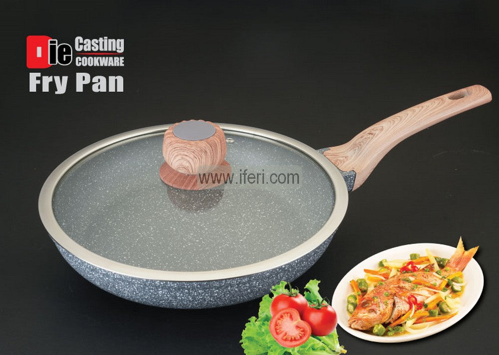 26cm SKB Die Casting Non-stick Fry Pan with Lid SN0042