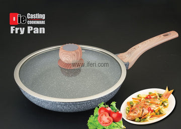 26cm SKB Die Casting Non-stick Fry Pan with Lid SN0042