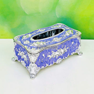 9 Inch Fiber Decorative Tissue Box IQ091