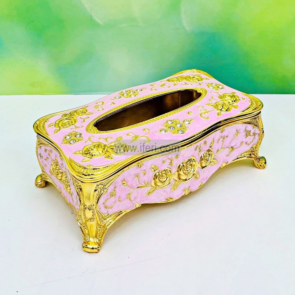 9 Inch Metal Decorative Tissue Box RY3094