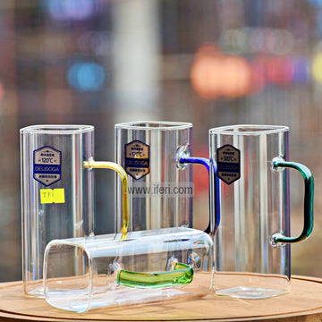 4 Pcs 400ml Borosilicate Glass Coffee Mug ALP2094