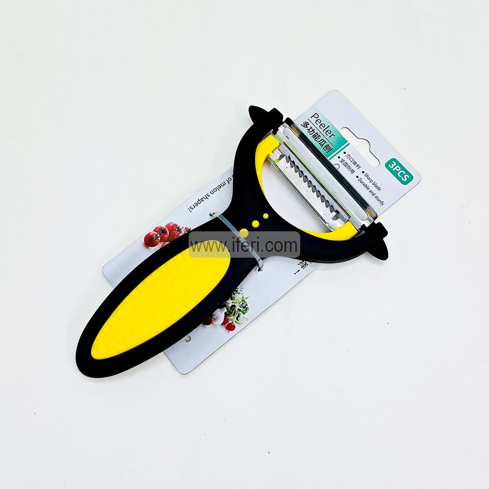 6 Inch Stainless Steel 2 in 1 Peeler Vegetable Cutter IQ096