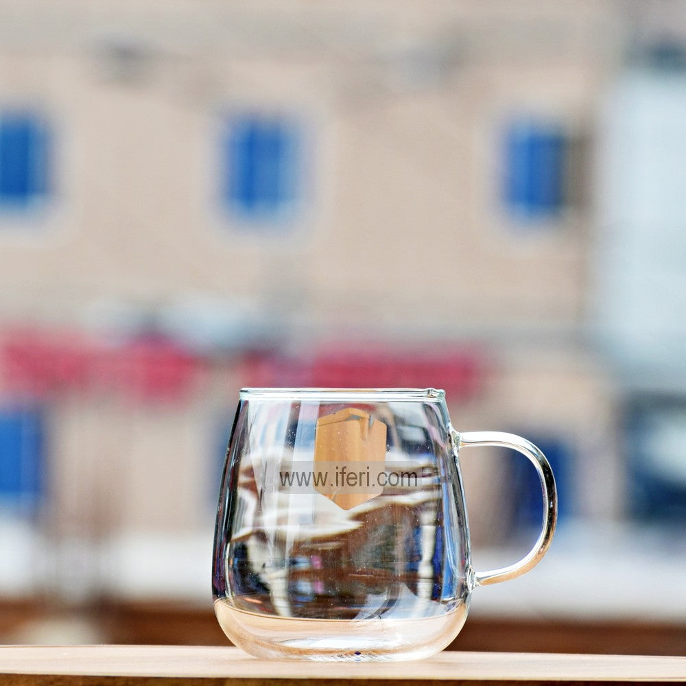 6 Pcs 380ml Borosilicate Glass Coffee Mug ALP2099