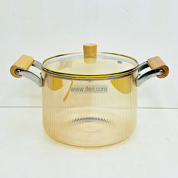 4.5 Liter Heat Resistant Borosilicate Glass Cooking Pot TB1-12