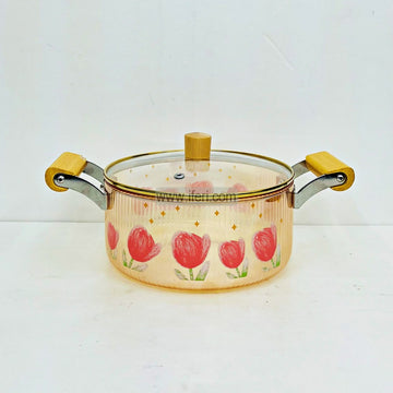 2.5 Liter Heat Resistant Borosilicate Glass Cooking Pot TB1-14