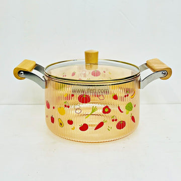 3.5 Liter Heat Resistant Borosilicate Glass Cooking Pot TB1-15