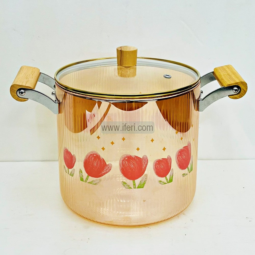 5.5 Liter Heat Resistant Borosilicate Glass Cooking Pot TB1-17