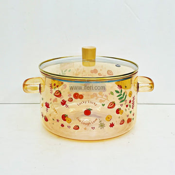 3.5 Liter Heat Resistant Borosilicate Glass Cooking Pot TB1-19
