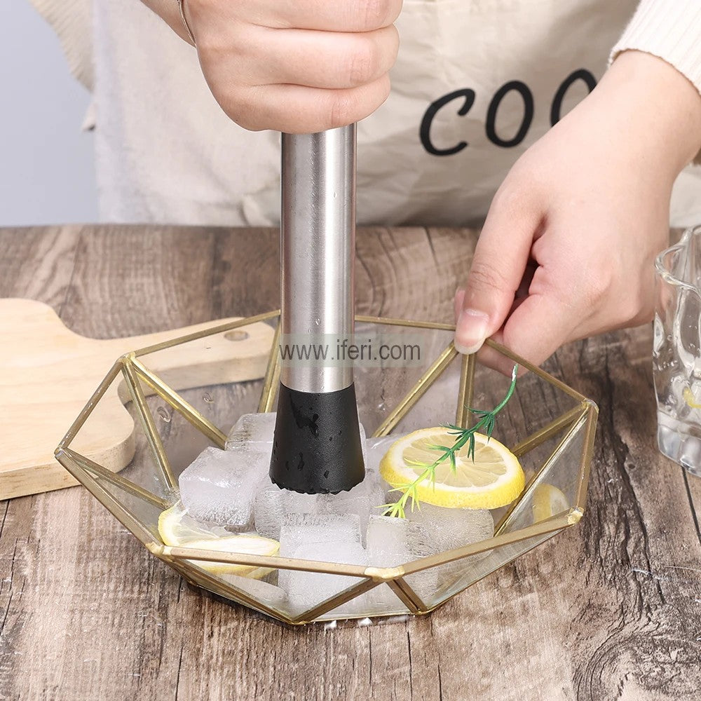 8.2 inch Stainless Steel Crushed Ice Lemon Muddle Hammer EB21532