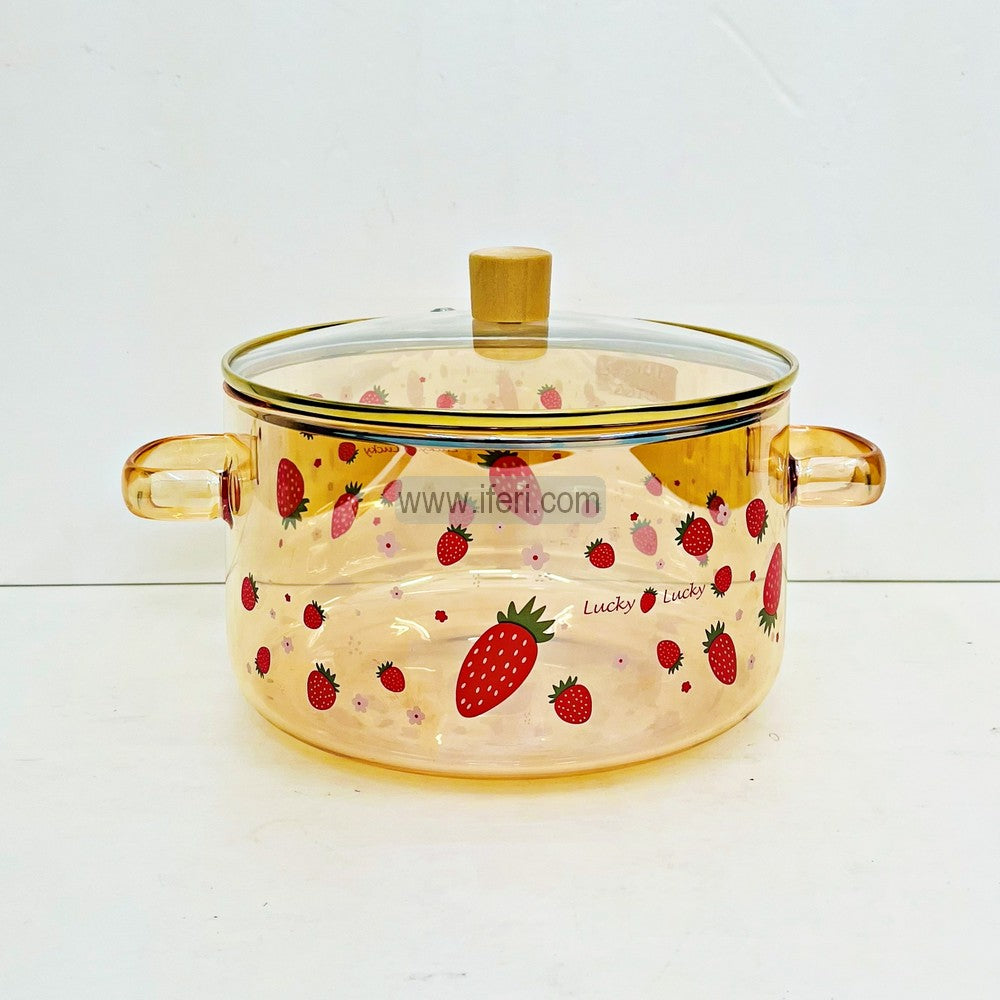 3.5 Liter Heat Resistant Borosilicate Glass Cooking Pot TB1-21