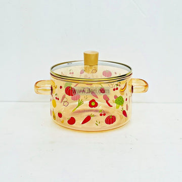 1.8 Liter Heat Resistant Borosilicate Glass Cooking Pot TB1-23