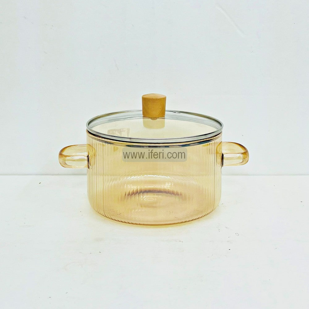 1.8 Liter Heat Resistant Borosilicate Glass Cooking Pot TB1-25