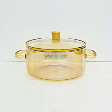 2.5 Liter Heat Resistant Borosilicate Glass Cooking Pot TB1-26