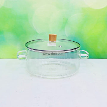 2.5 Liter Heat Resistant Borosilicate Glass Cooking Pot TB1-29