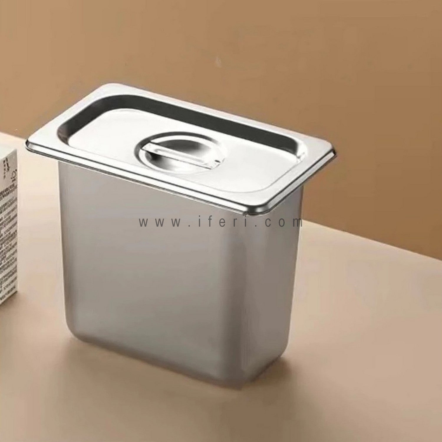 7 Inch 1/9 Stainless Steel 6 Inch Deep Food Pan with Lid SN1/6-6