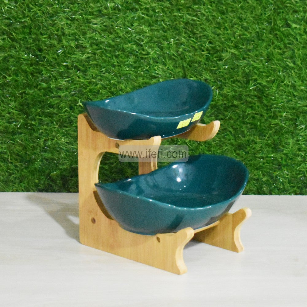 2 Tier Ceramic Cake, Dessert, Appetizer Serving Stand FH2101