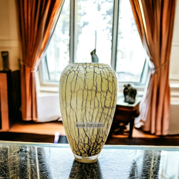 11 Inch Exclusive Glass Decorative Flower Vase RY92319