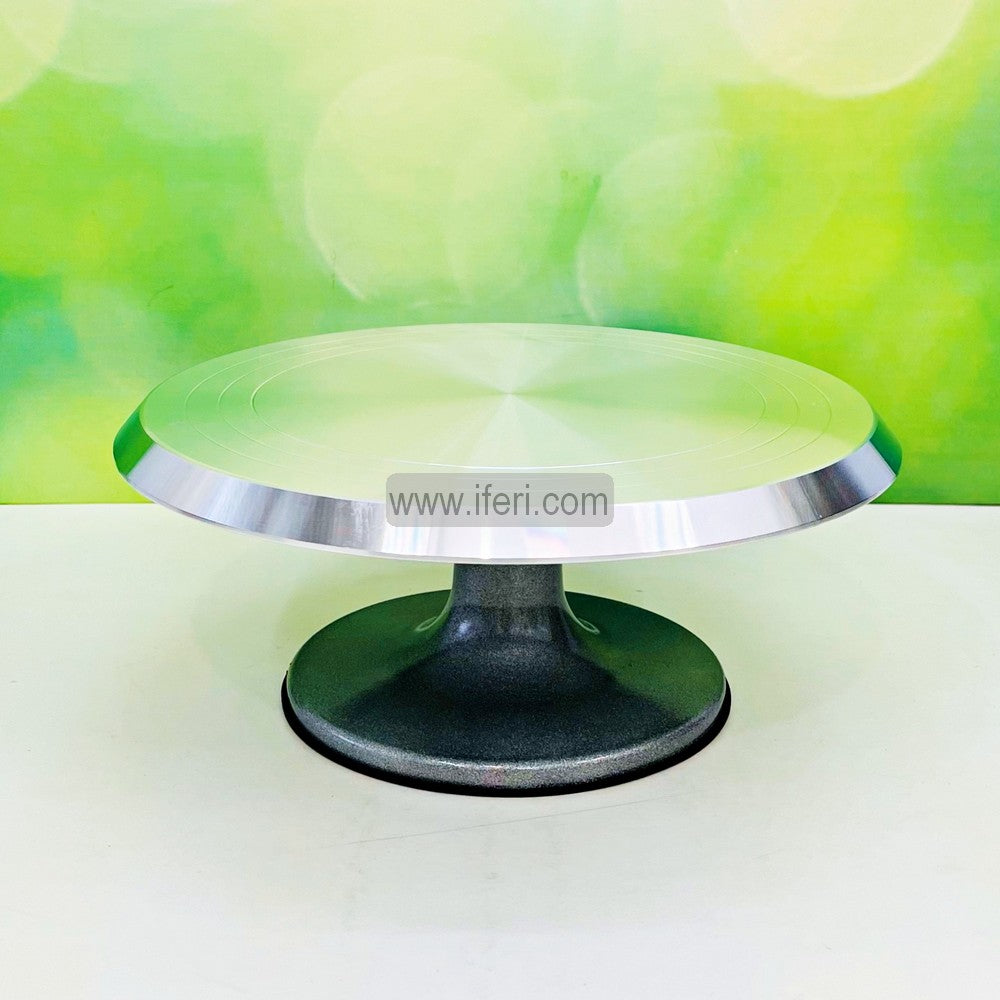 12 Inch Aluminum Heavy Weight Cake Decorating Revolving Turntable IQ111