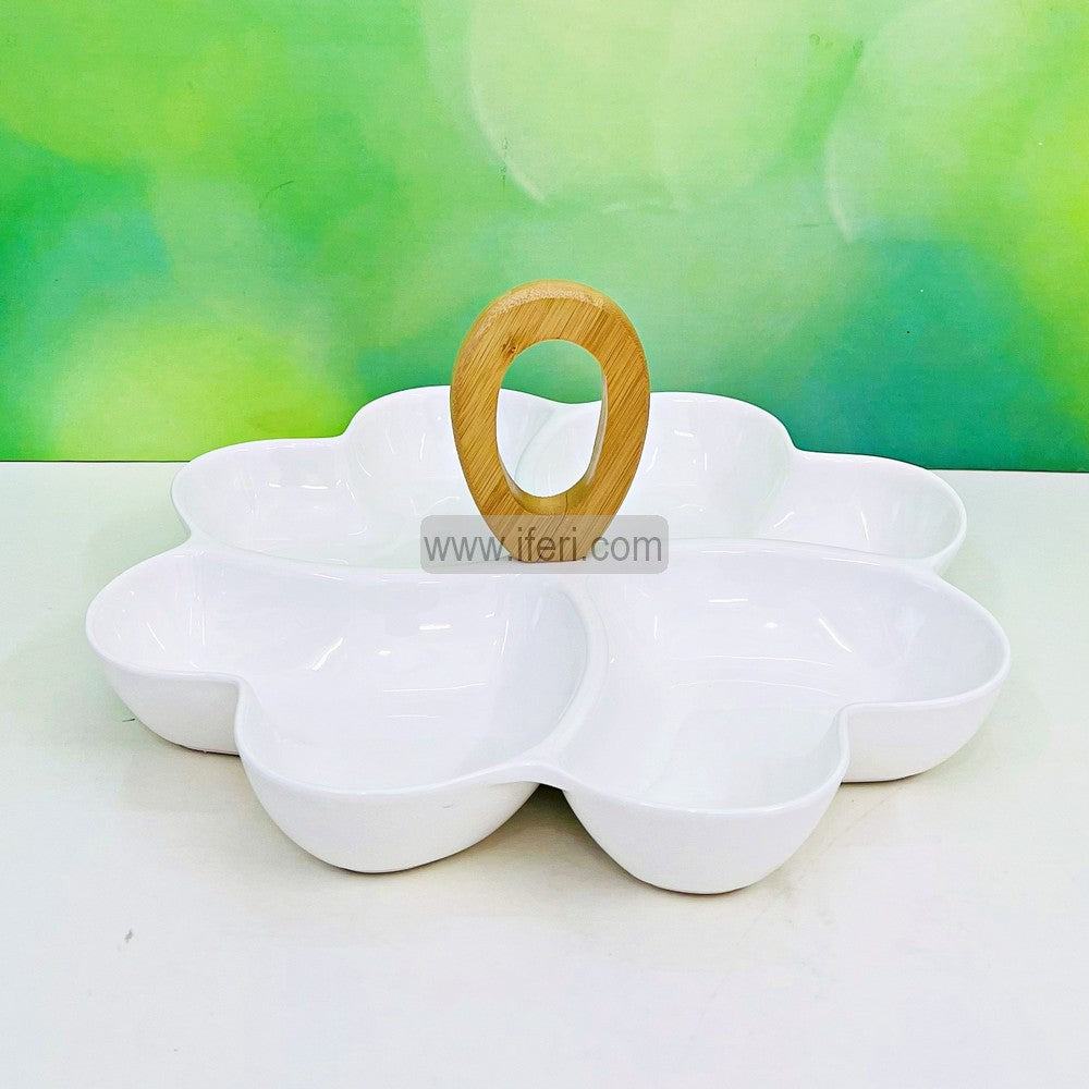 4 Part Ceramic Appetizer, Condiment, Dry Fruit Serving Dish RY3113