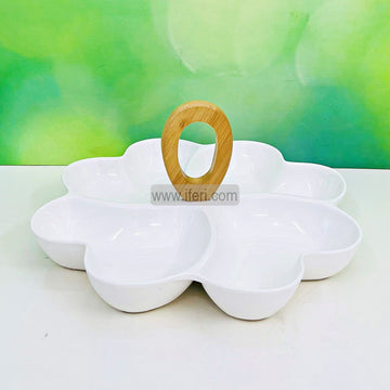 4 Part Ceramic Appetizer, Condiment, Dry Fruit Serving Dish RY3113