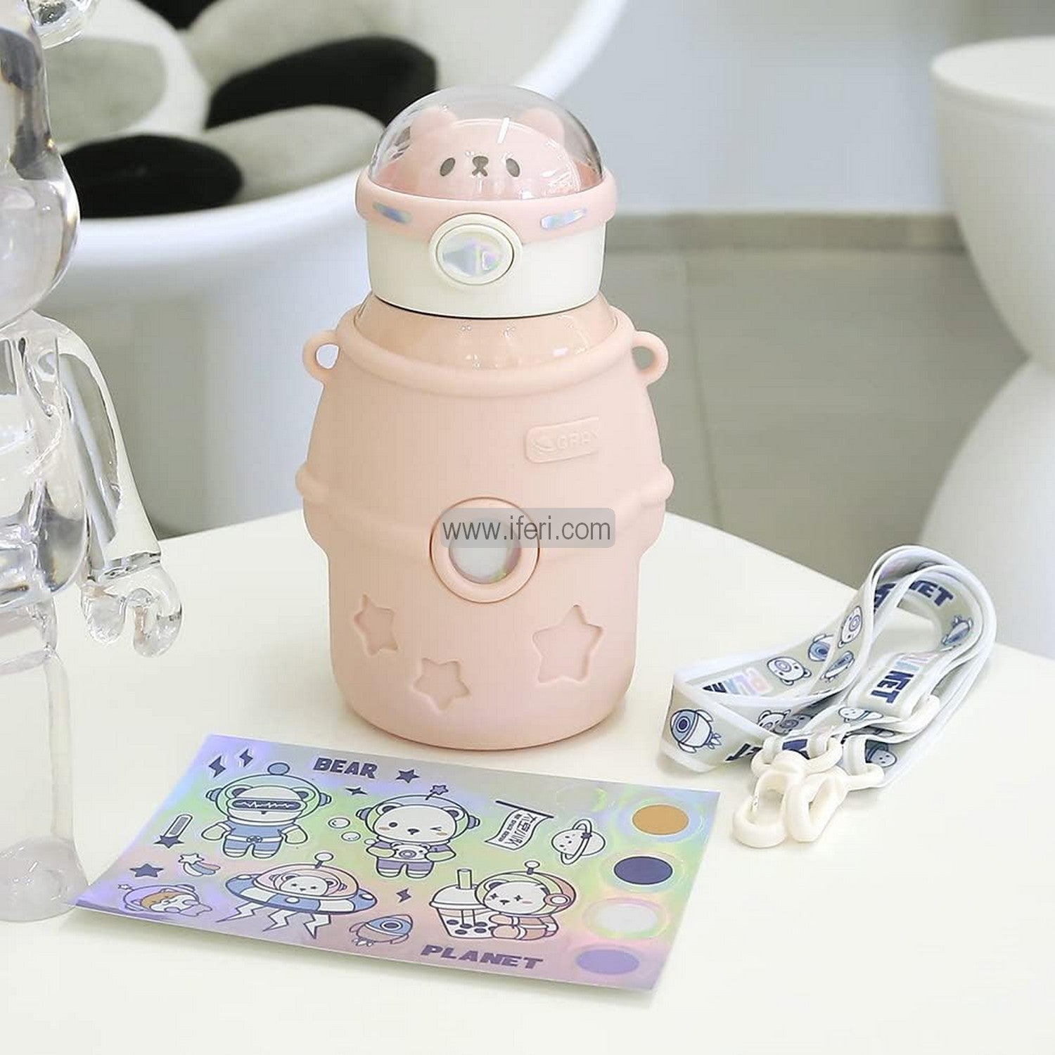 500ml Stainless Steel Vacuum Kids Water Bottle, Thermos Flask MT118