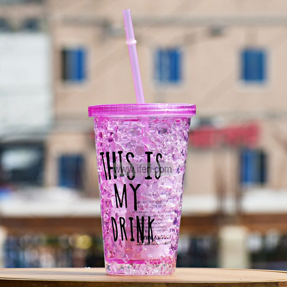 500ml Water Juice Sipper Bottle / Mug with Straw ALP2119