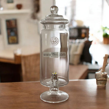 2.5 Liter Crystal Glass Juice Dispenser UNQ0452