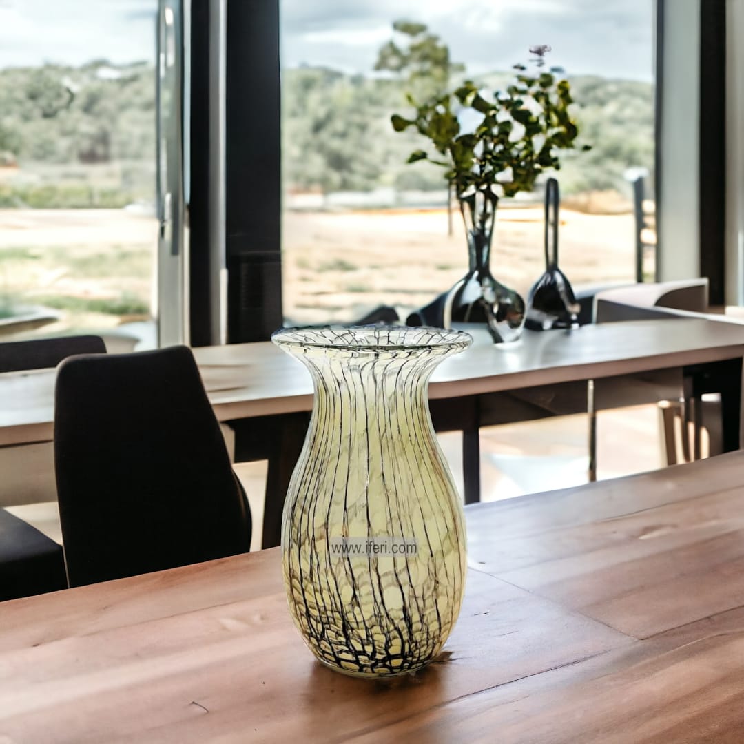10.5 Inch Exclusive Glass Decorative Flower Vase RY92320