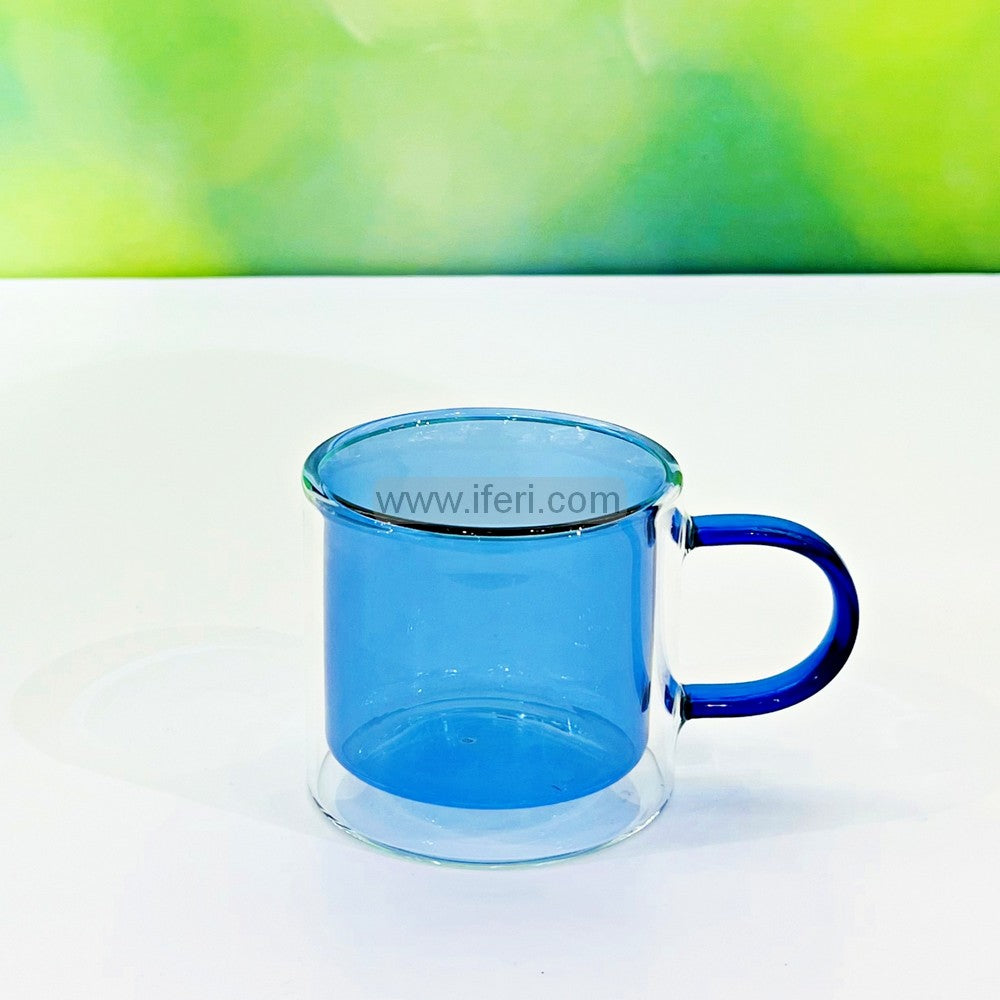 3.2 Inch Borosilicate Glass Coffee Mug UNQ0120