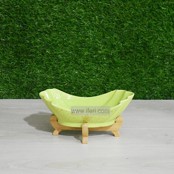 8.5" Ceramic Salad, Kabab Serving Bowl with Stand FH2122