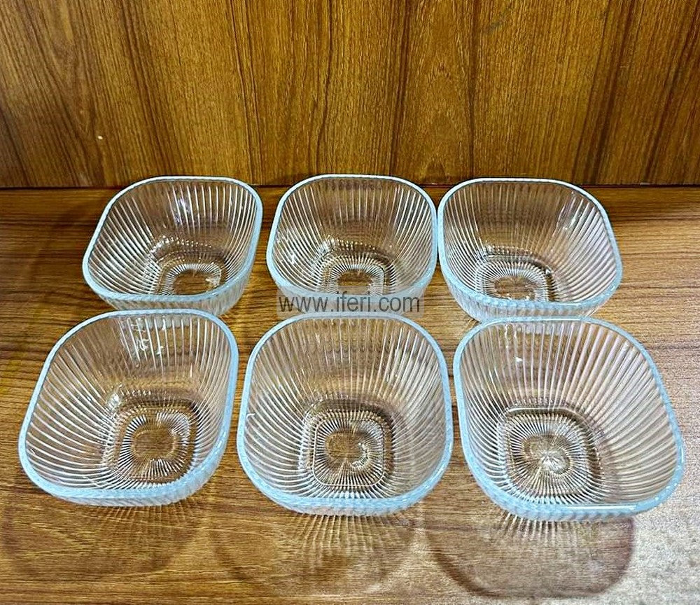 6 Pcs Glass Firni, Dessert Serving Bowl Set MN0122