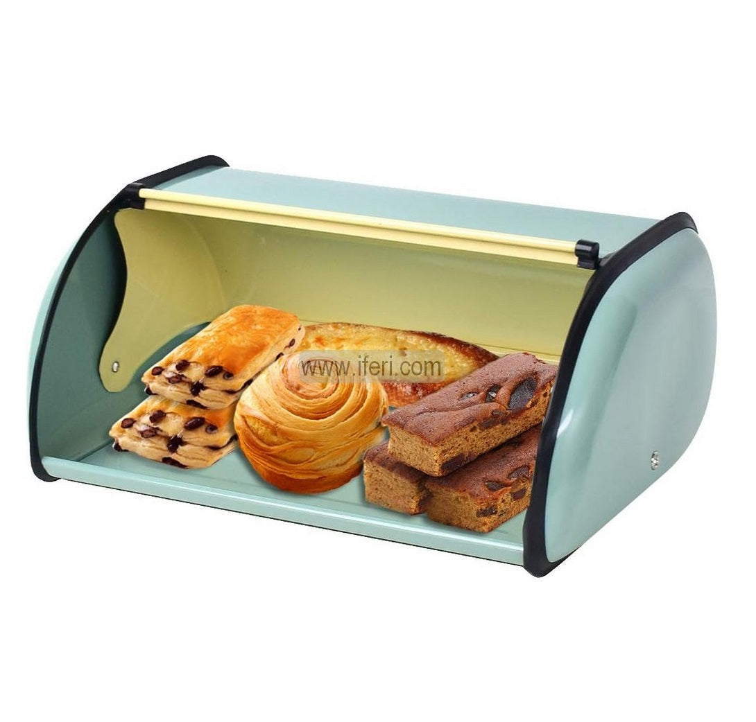 15 Inch Metal Bread Box, Fruit, Dessert Display Cabinet with Cover RY3123