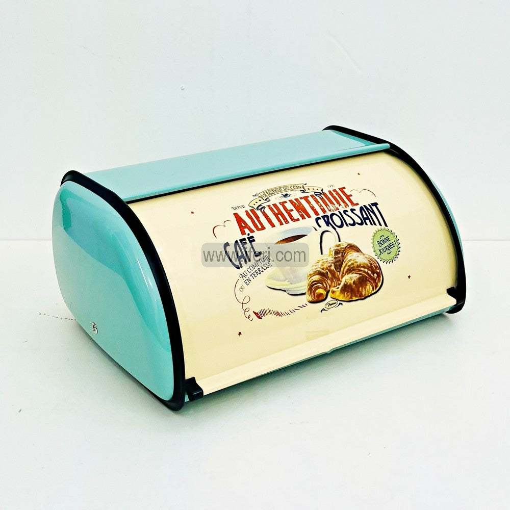 15 Inch Metal Bread Box, Fruit, Dessert Display Cabinet with Cover RY3123